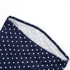 Vintage Polka Dot Two Piece Set Strapless Tube Top And Capri Pants