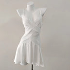 Dreamy Ice Silk With Lace Suspender Detail