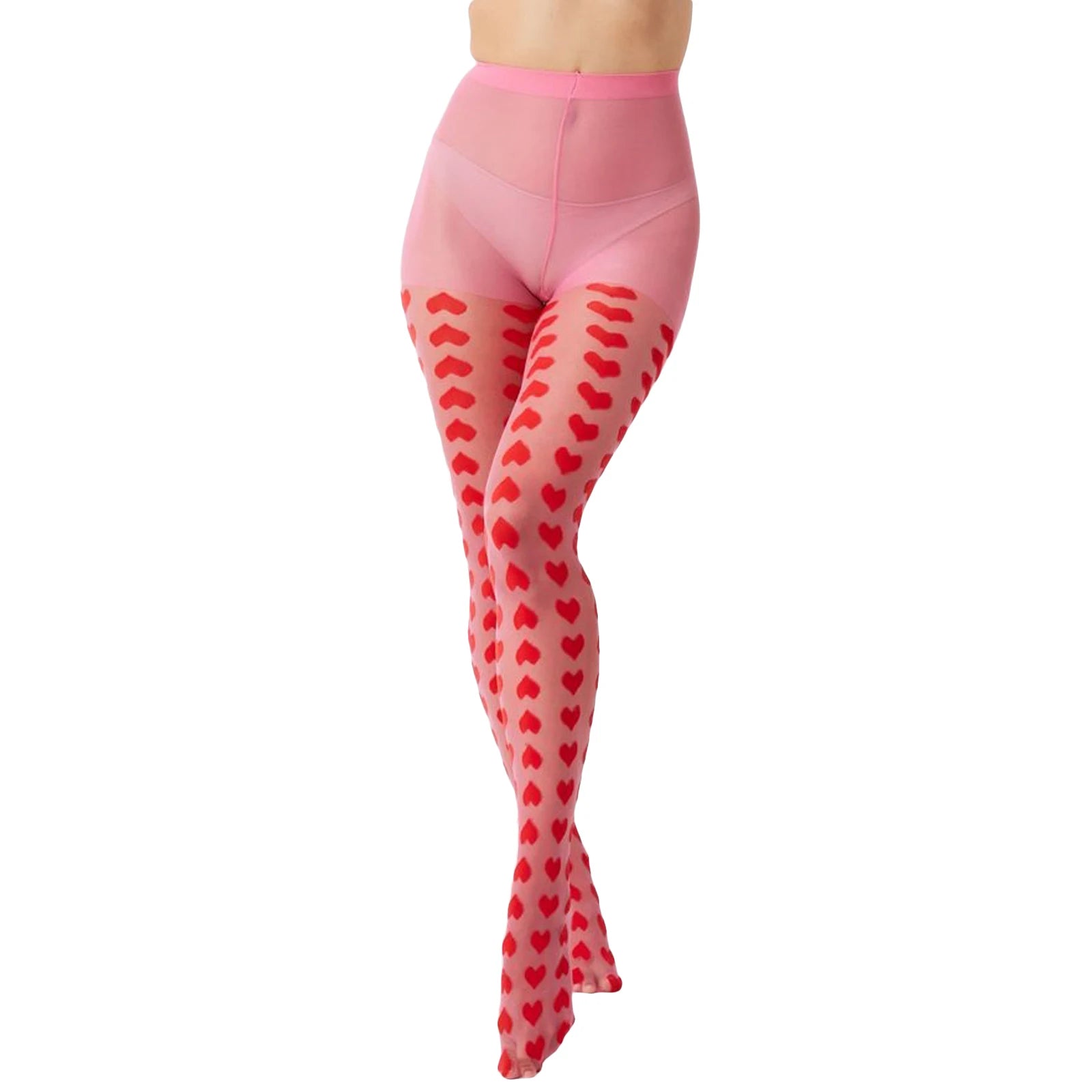 Tie Dye Mesh Stockings With Sheer Finish And Hollow Out Pattern