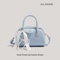 Bowknot PU Leather Crossbody Bag For Women Harajuku Style