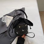 Sweet Butterfly Denim Mini Crossbody Bag