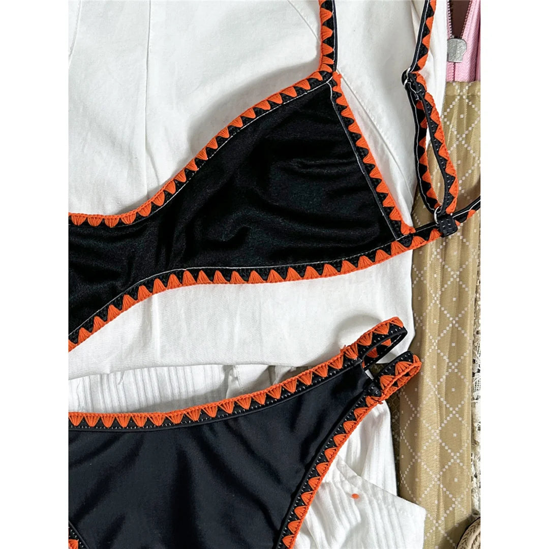 Floral Brazilian Bikini Set Two-Piece Swimsuit