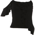 Women’s Ruffle Backless Tank Top