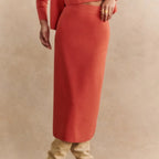 Jacquard Knit Cardigan & Cami Set
