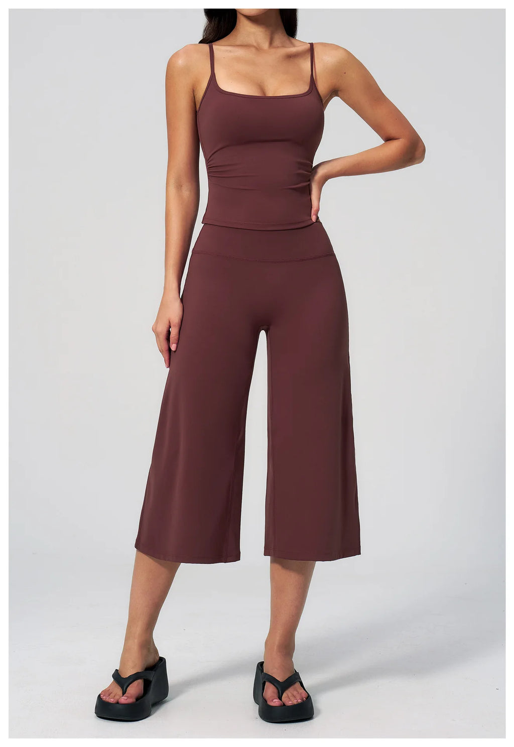 High Waist Wide Leg Yoga Pants For All Day Comfort