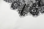 Lace Patchwork Mini Dress With Contrast Details