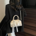 Minimalist PU Leather Crossbody With Pocket Design For Women Mini Square Shoulder Style