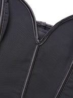 V Neck Matte Strapless Corset Top For Sleek Shaping