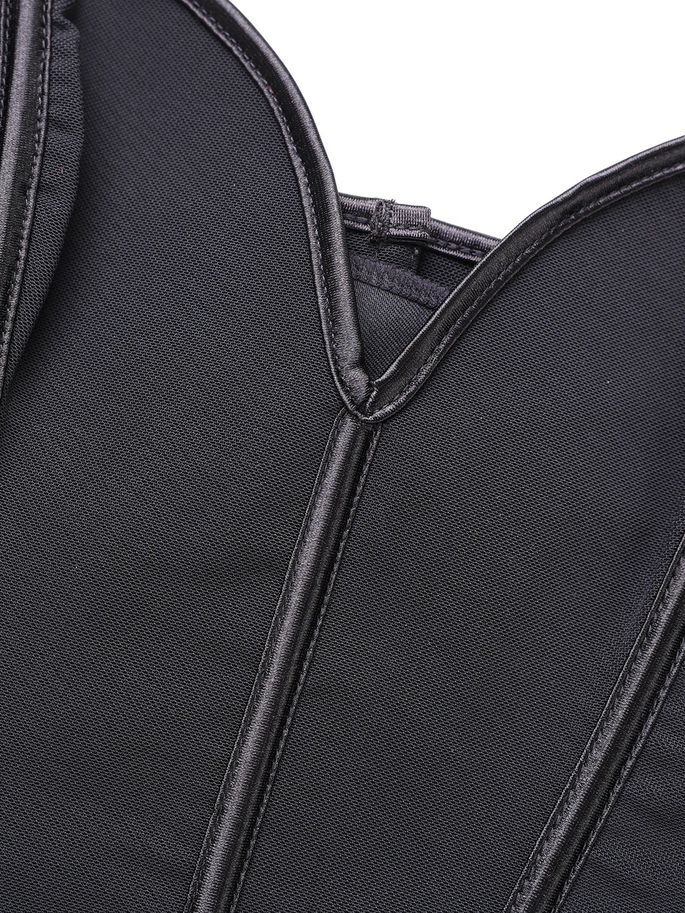V Neck Matte Strapless Corset Top For Sleek Shaping