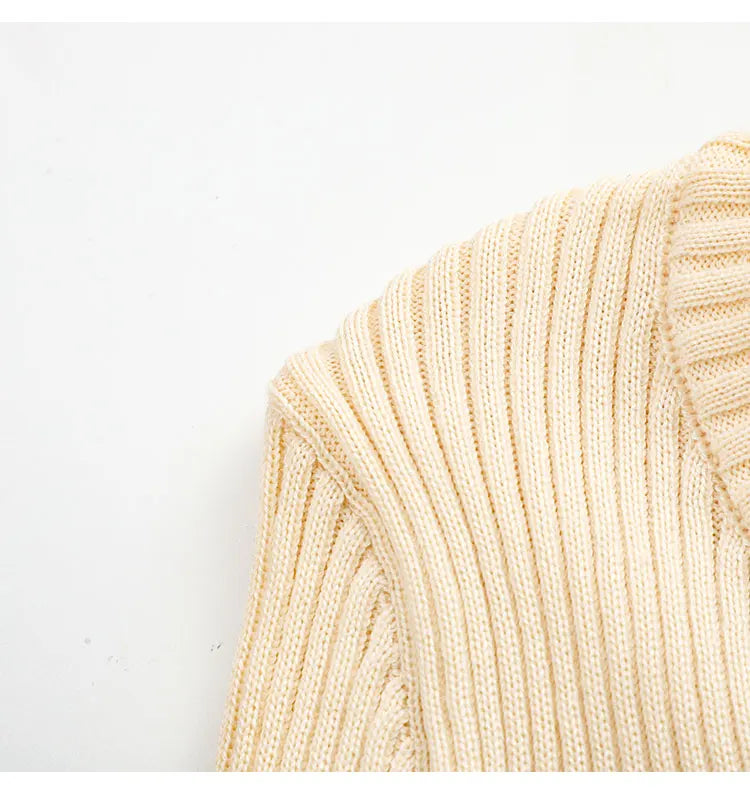 Apricot Knit Tee With Vintage Nineties Aesthetic Long Sleeve Striped Top For Cozy Layering