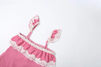 Sweet Style Patchwork Lace Dress With Square Collar Backless Sleeveless Bodycon