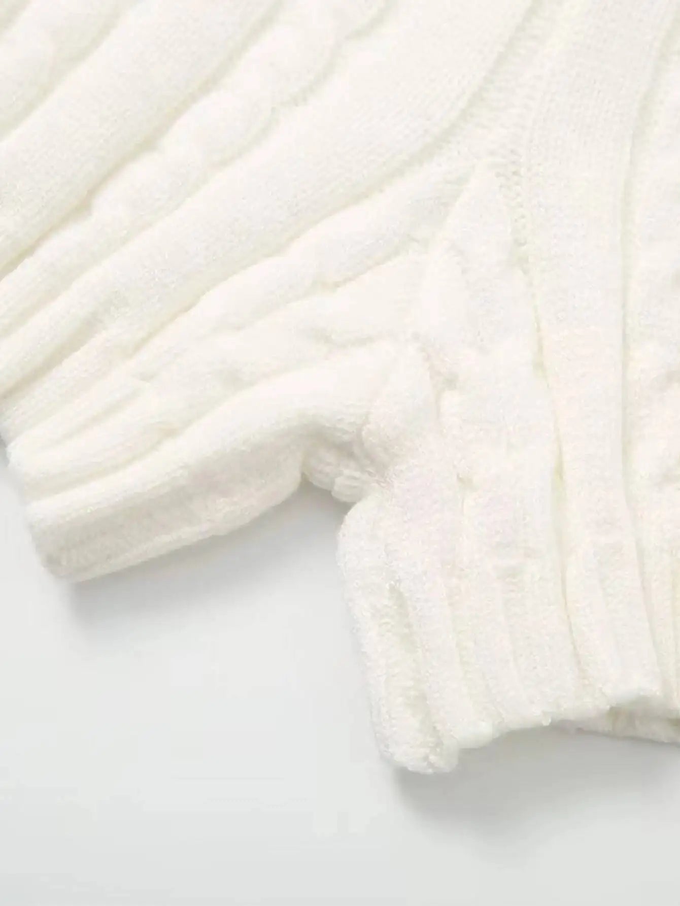 Sexy Vintage Hooded Knitted Long Sleeve Set