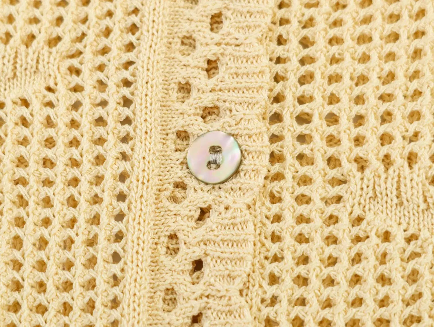 Women Knitted Fashion Short Sleeved Cardigan Top Single Breasted