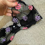 Ultrathin Sheer Push Up Bra Set With Embroidery For Women Delicate Lingerie
