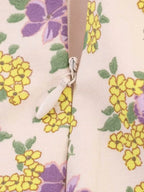 Vintage Print Strap Dress