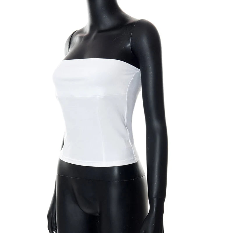 Off Shoulder Corset Top With Strapless Bustier Silhouette