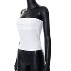 Off Shoulder Corset Top With Strapless Bustier Silhouette