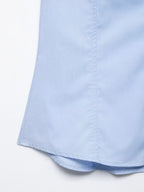 Lace Up Bow Puff Sleeve Crop Top With V Neck For Women