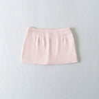 Hot Girl Spicy Two-Piece  Retro Polka Dot Necktie Top Satin High Waist Short Skirt Set