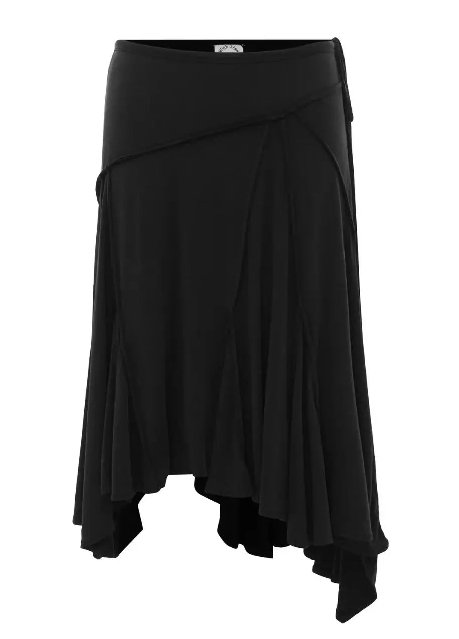 Backless Halter Wrap Sleeveless Top Deep V-Neck Gathered Hem Set
