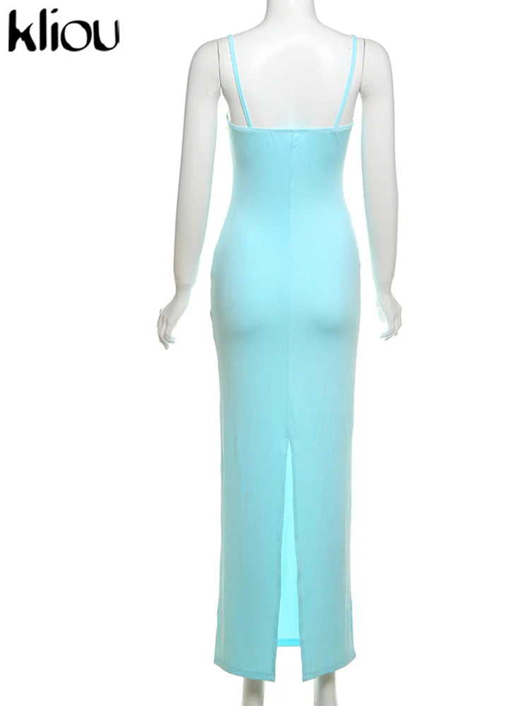 Lace Patchwork Backless Sheath Dress