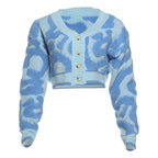 V Neck Cardigan With Button Front Cozy Knit Jumper
