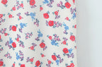 Women Fashion Sweet Floral Print Chic Halter Neck Cami Mini Y2K Embroidery Backless Dress