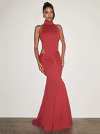 Evening Elegant Backless Halter Body-con Dress