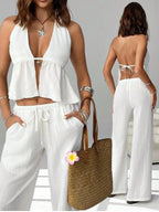 Halter Backless Sleeveless Outfit