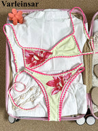 Floral Brazilian Bikini Set Two-Piece Swimsuit