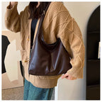 Women's Retro Simple Large Tote Bag