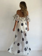Sexy Print Asymmetrical Hem Long Skirt Set Fashionable Sleeveless Women's Polyester Fabric Casual Leisure Suit