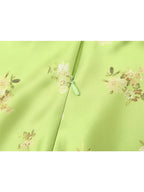 Floral Print Summer Sling Dress With Spaghetti Straps