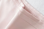 Hot Girl Spicy Two-Piece  Retro Polka Dot Necktie Top Satin High Waist Short Skirt Set