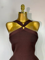 Backless Bodycon Bandage Dress