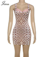 Print Mini Dress With Lace Patchwork And Curve Defining Fit