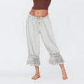 Vintage Lace Trim Pettipants For Under Dresses With Elastic Waist Bloomers Pantaloons