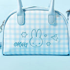 Playful Bunny Themed Crossbody Bag With Decorative Charm And Lightweight Design
