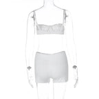 Women Camis Shorts Pants Two Piece Matching Sets