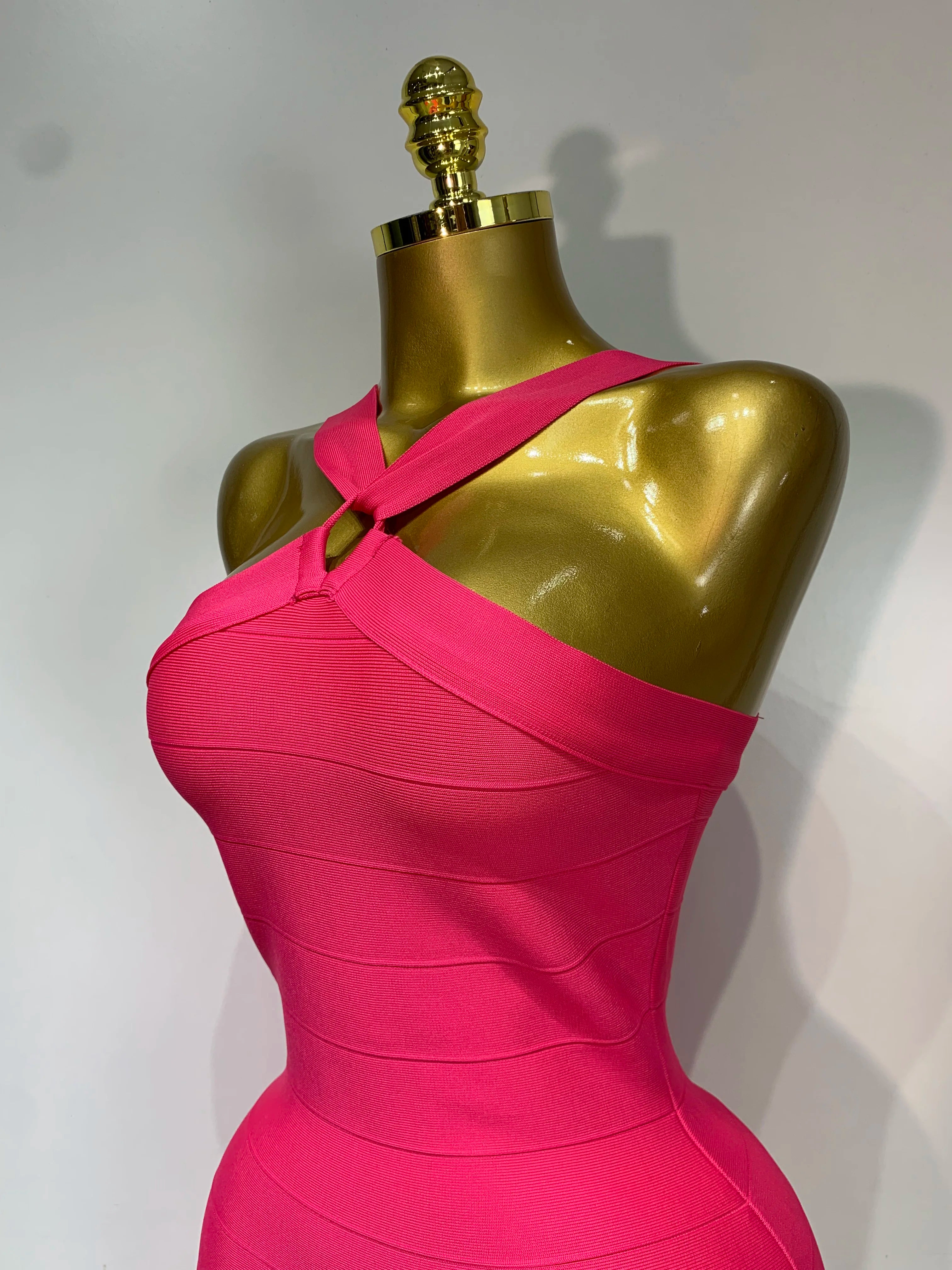 Backless Bodycon Bandage Dress