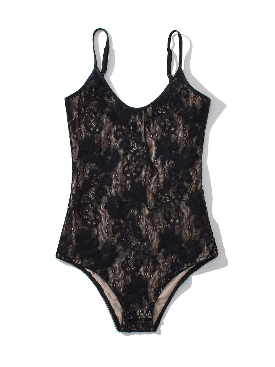 Lace Top With Built In Camisole Vest Backless