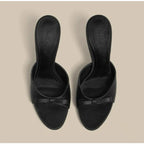 Butterfly Knot Open Toe High Heel Sandals