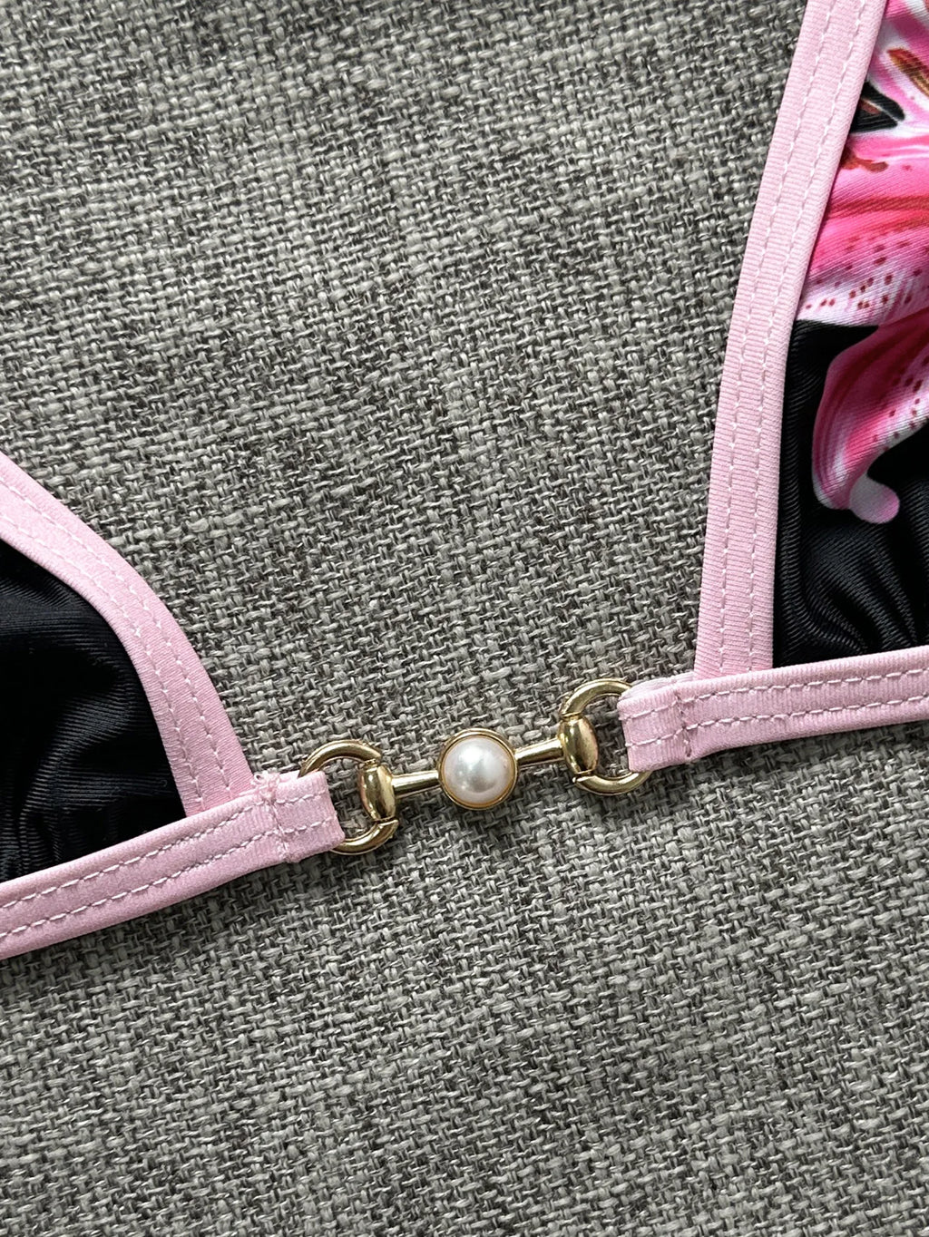 Three-Point Bikini Swimwear Women Micro Bikinis Strap Binding Backless