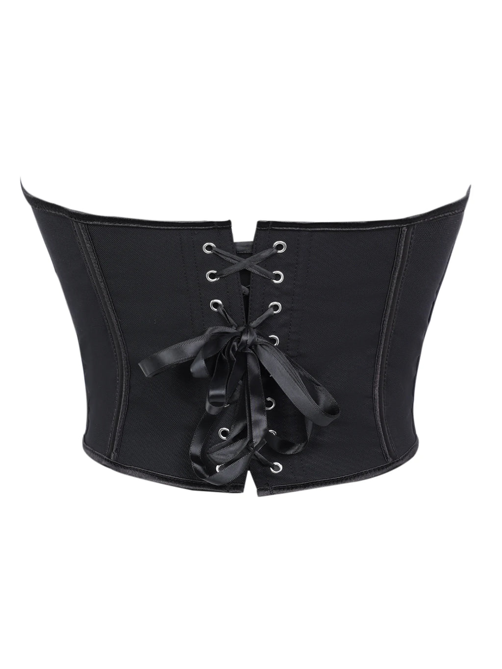 V Neck Matte Strapless Corset Top For Sleek Shaping