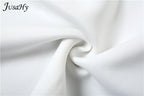 White Backless Halter Bowknot Sweet A Line Mini Dress
