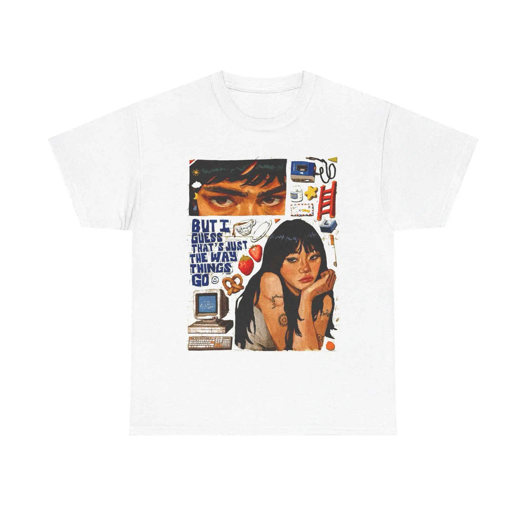 Indie Retro Graphic Tee With Vintage Aesthetic