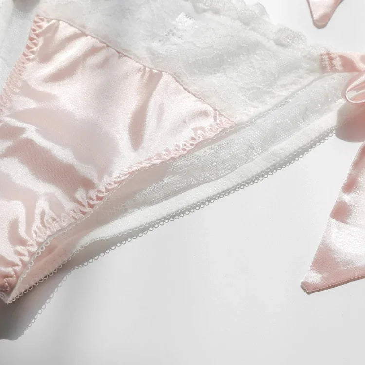 Women’s Satin Wirefree Bra & Panty Set