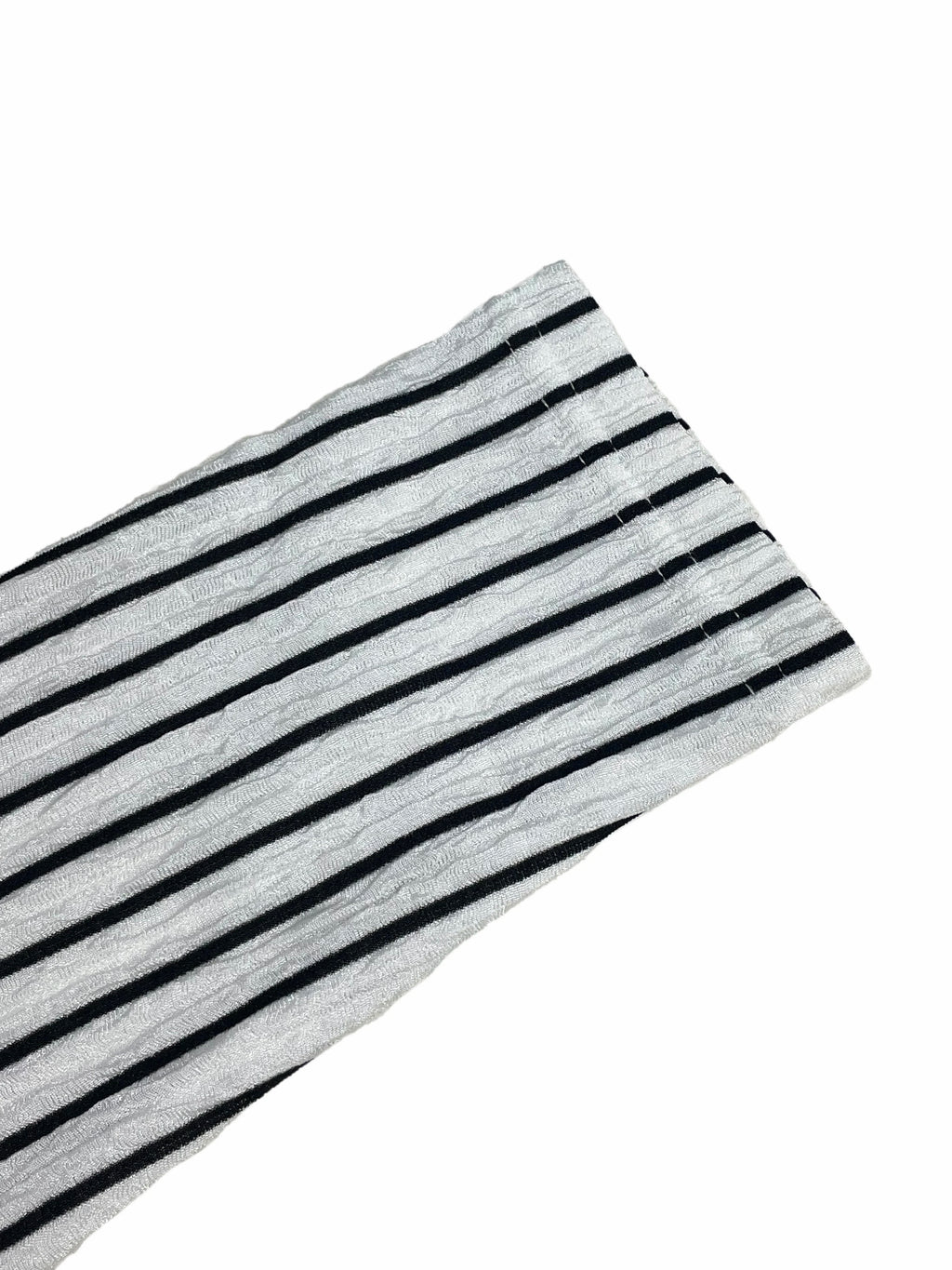Striped Knit Long Sleeve Dress With Waist Cutout Tie Detail