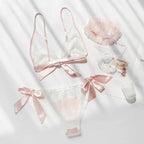 Women’s Satin Wirefree Bra & Panty Set
