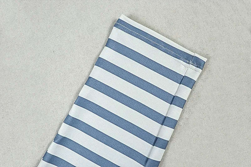 Halter Stripe Patchwork Jumpsuit
